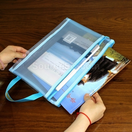 Customization Portable Two-zipper File Bag Corporate Gifts