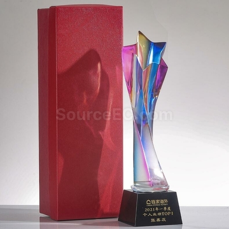Customization Symphony Crystal Trophy Corporate Gifts