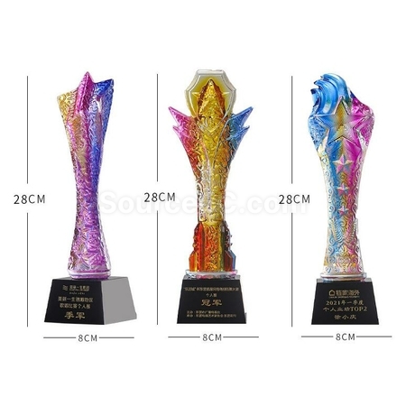Customization Symphony Crystal Trophy Corporate Gifts