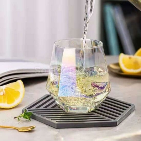 Customization Hexagonal Glass Corporate Gifts