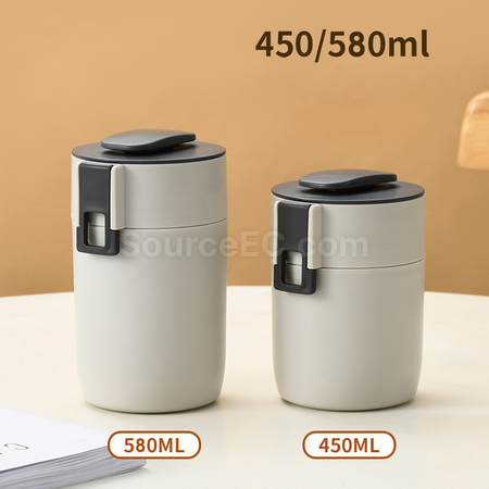 Customization 304 Stainless Steel Insulated Soup Pot Corporate Gifts