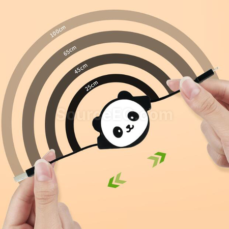 Customization Cartoon Panda Telescopic Data Cable Corporate Gifts