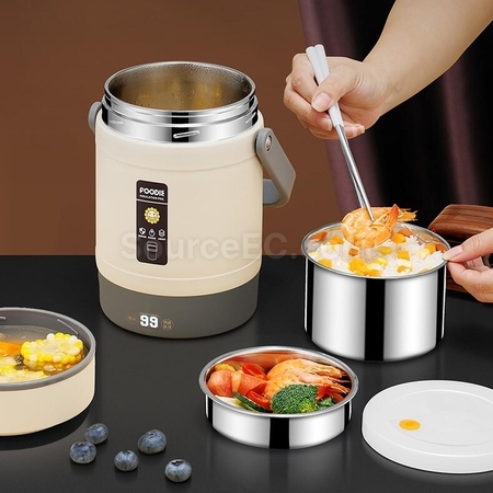 Customization USB Heating 304 Stainless Steel Portable Thermos Pot Corporate Gifts