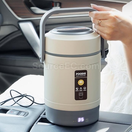 Customization USB Heating 304 Stainless Steel Portable Thermos Pot Corporate Gifts