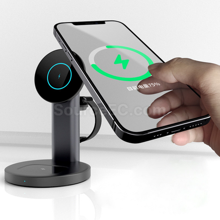 Customization Vertical Mobile Phone Wireless Charging Stand Corporate Gifts