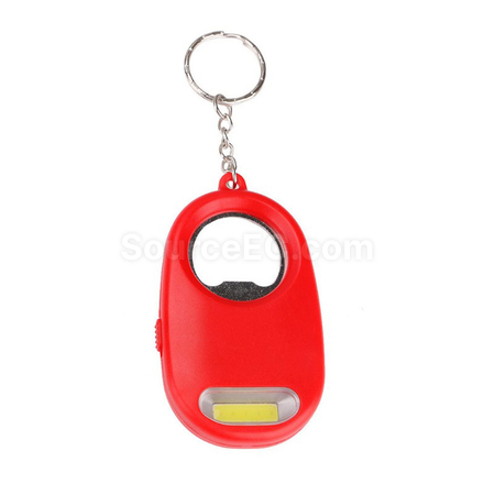 Customization Bottle Opener Keychain  With Torch Corporate Gifts