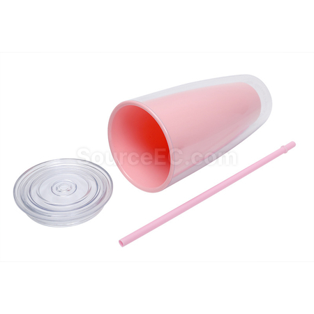 Customization Double-layer Straw Cup Corporate Gifts