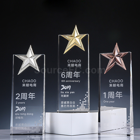 Customization Crystal Trophy Corporate Gifts