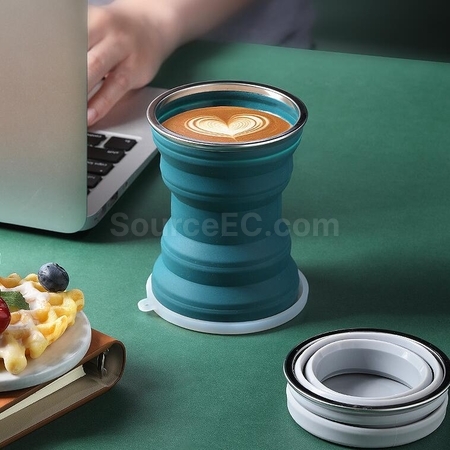 Customization Silicone Folding Pocket Water Cup Corporate Gifts