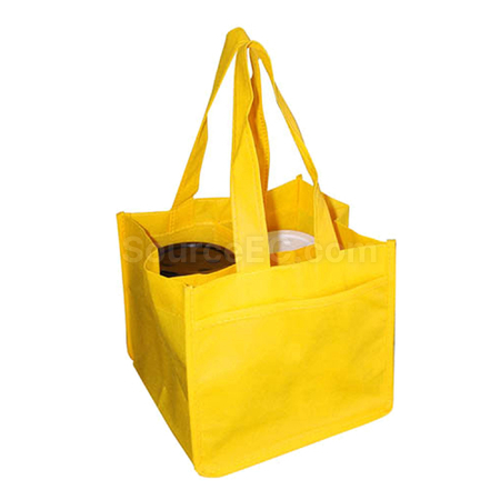 Customization Non Woven 4 Coffee Cups Bag Corporate Gifts