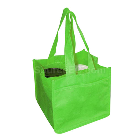 Customization Non Woven 4 Coffee Cups Bag Corporate Gifts