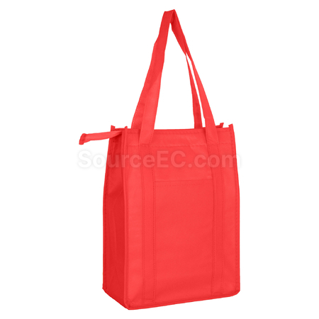 Customization Non Woven Cooler Bag with Top Zip Closure Corporate Gifts