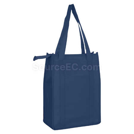 Customization Non Woven Cooler Bag with Top Zip Closure Corporate Gifts