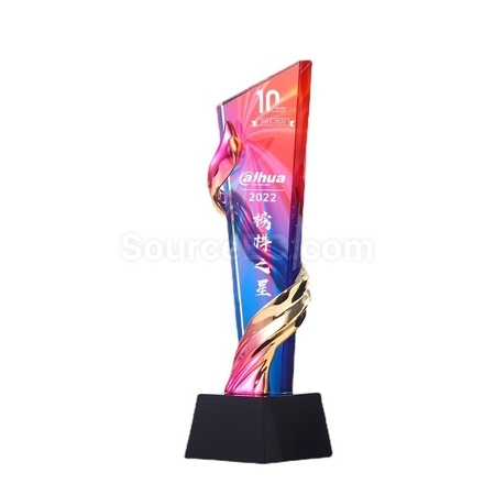 Customization  Crystal Trophy Corporate Gifts