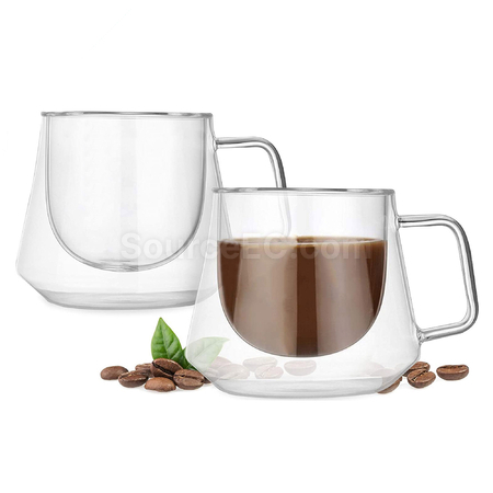 Customization Diamond Glass Coffee Cup Corporate Gifts