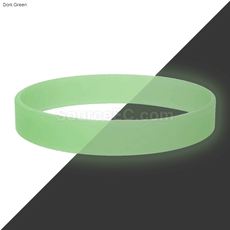 Customization Neon Glow Silicone Wrist Band Corporate Gifts