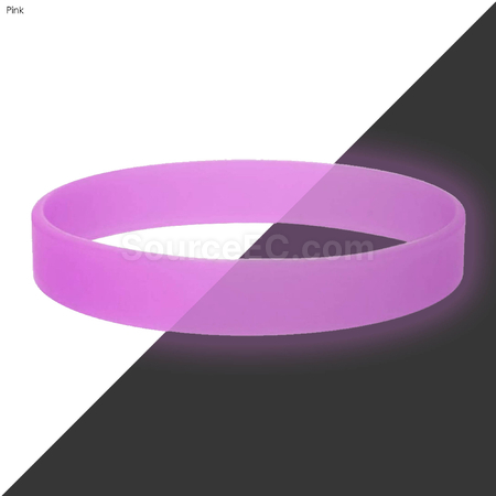 Customization Neon Glow Silicone Wrist Band Corporate Gifts