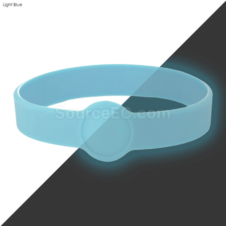 Customization Neon Glow Silicone Wrist Band Custom Design Corporate Gifts