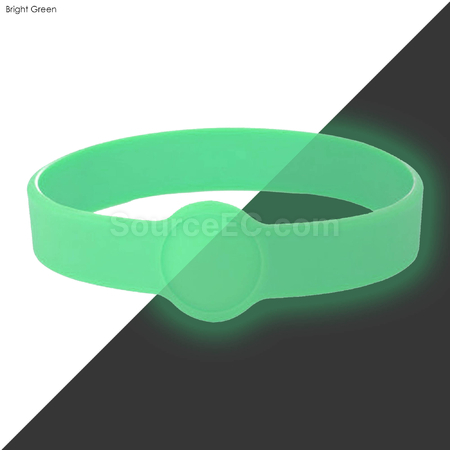 Customization Neon Glow Silicone Wrist Band Custom Design Corporate Gifts