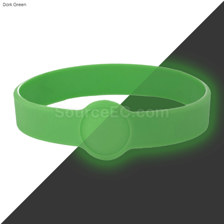 Customization Neon Glow Silicone Wrist Band Custom Design Corporate Gifts