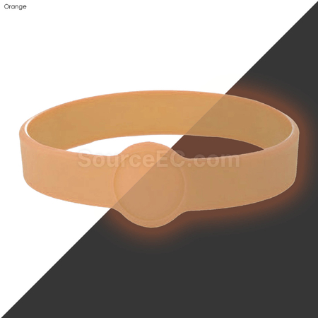 Customization Neon Glow Silicone Wrist Band Custom Design Corporate Gifts
