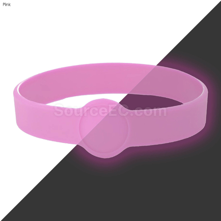 Customization Neon Glow Silicone Wrist Band Custom Design Corporate Gifts