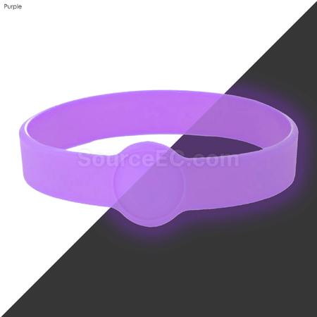 Customization Neon Glow Silicone Wrist Band Custom Design Corporate Gifts