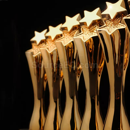 Customization Crystal Metal Trophy Corporate Gifts
