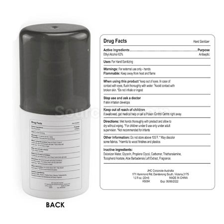 Customization Waterless Hand Sanitizer Corporate Gifts
