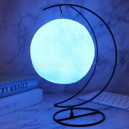 Customization USB Charging Bluetooth Speaker Led Moon Night Light Corporate Gifts