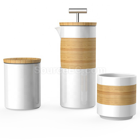 Customization Ceramic French Press Gift Set Corporate Gifts