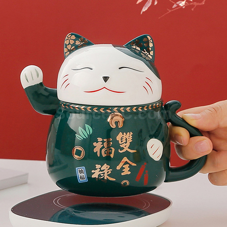 Customization Zhaocai Cat Ceramic Cup Corporate Gifts