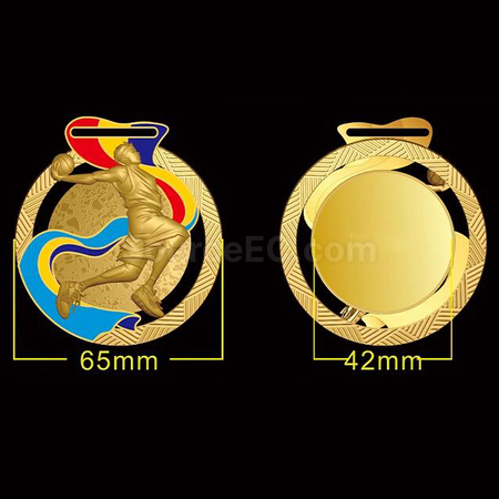 Customization Basketball Metal Medal Corporate Gifts