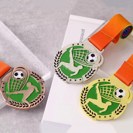 Customization Football Metal Medal Corporate Gifts