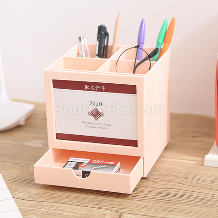 Customization Rotatable Pen Holder Storage Box Corporate Gifts