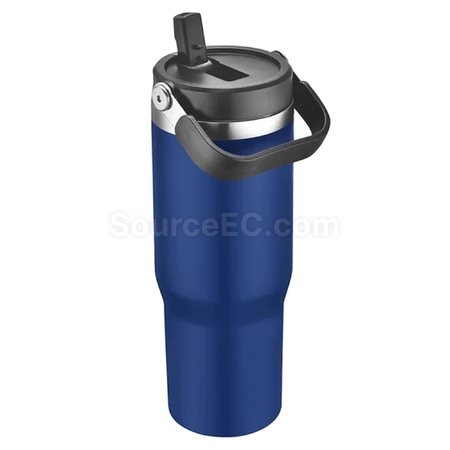 Customization 30OZ Double-layer Vacuum Stainless Steel PP Coffee Cup with Lid Corporate Gifts