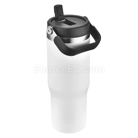 Customization 30OZ Double-layer Vacuum Stainless Steel PP Coffee Cup with Lid Corporate Gifts