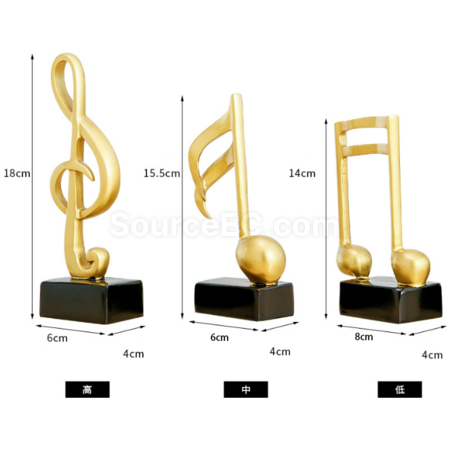 Customization Musical Note Model Ornaments Corporate Gifts