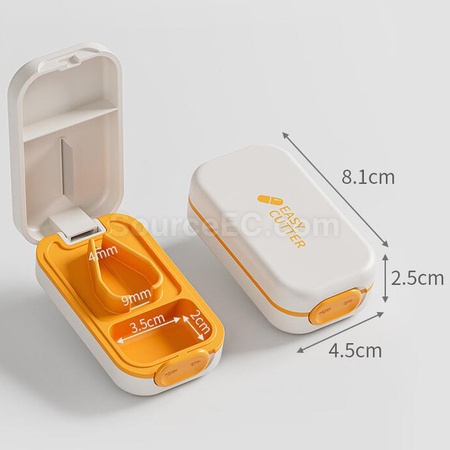 Customization Pill Box with Pill Cutter Corporate Gifts