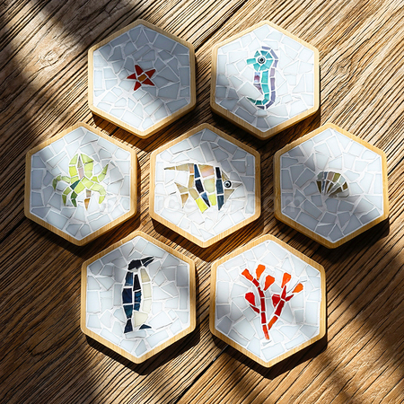 Customization DIY Mosaic Coasters Corporate Gifts