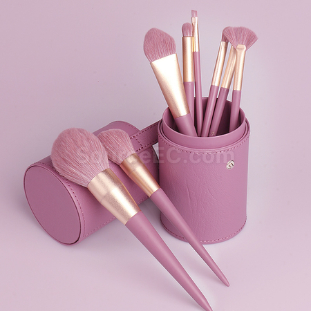 Customization Stylish Leather Brush Storage Tube Corporate Gifts
