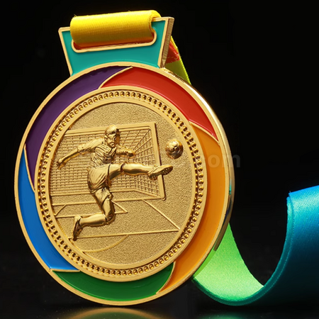 Customization Football Metal Medal Corporate Gifts