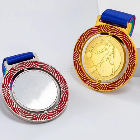 Customization Table Tennis Metal Medal Corporate Gifts