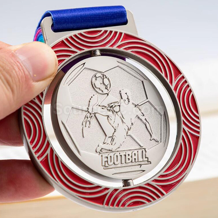 Customization Football Metal Medal Corporate Gifts