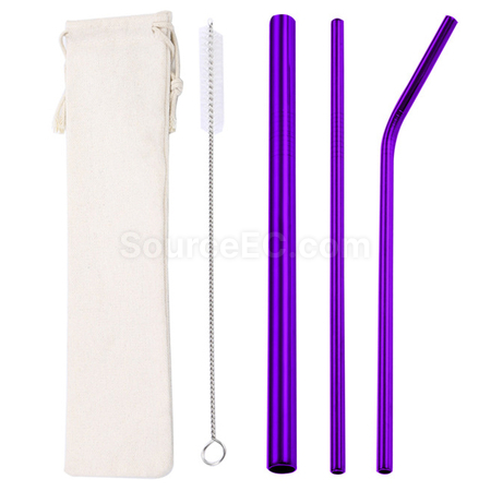 Customization Straw Set with Pouch Corporate Gifts
