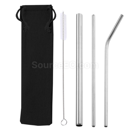 Customization Straw Set with Pouch Corporate Gifts