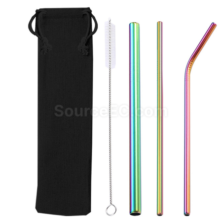 Customization Straw Set with Pouch Corporate Gifts