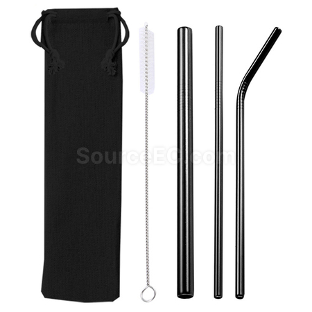 Customization Straw Set with Pouch Corporate Gifts