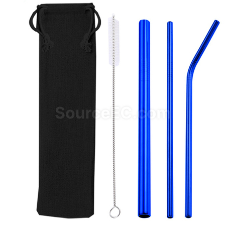 Customization Straw Set with Pouch Corporate Gifts