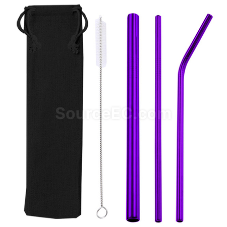 Customization Straw Set with Pouch Corporate Gifts